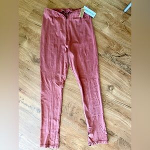 Urban Outfitters Out From Under Dusty Rose Split Leg Leggings NWT